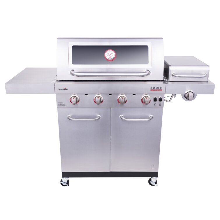 CharBroil Char Broil 4 Burner Propane Gas Grill with Cabinet